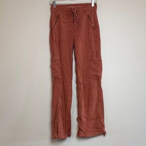 American Eagle Outfitters Women's Rust Cargo Pants